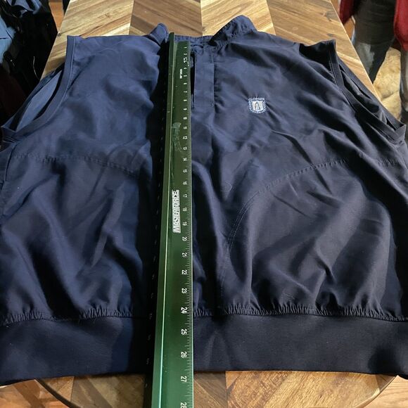 Zero Restriction Golf Vest 1/4 Snap Up USA Made Athletic‎ Fit Glenmoor Large - Picture 6 of 9